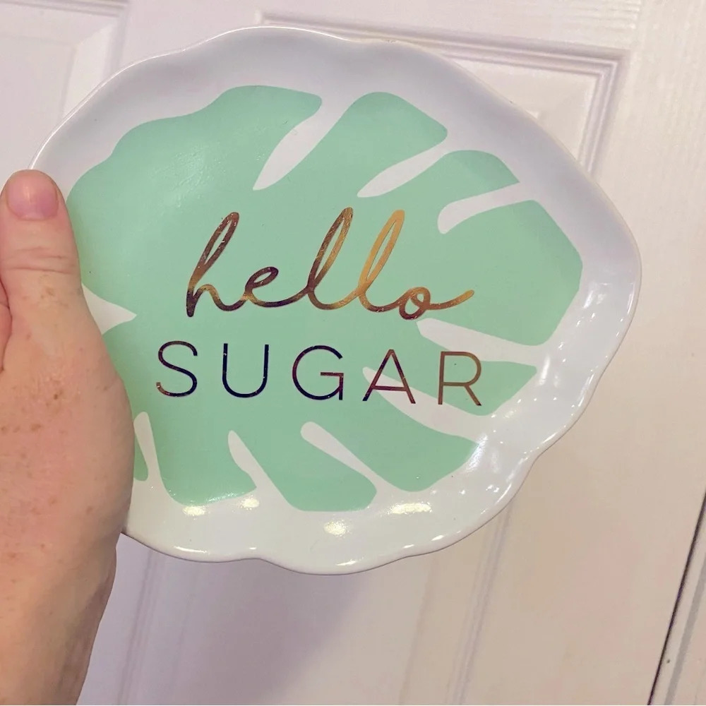 Hello Sugar Ceramic Jewelry plate